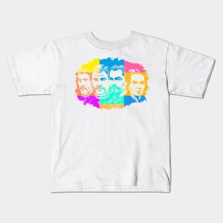 Prominent figures of Ukrainian culture pop-art Kids T-Shirt